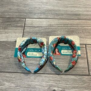Pioneer Woman NWT Set of 2 Fabric Floral Headbands